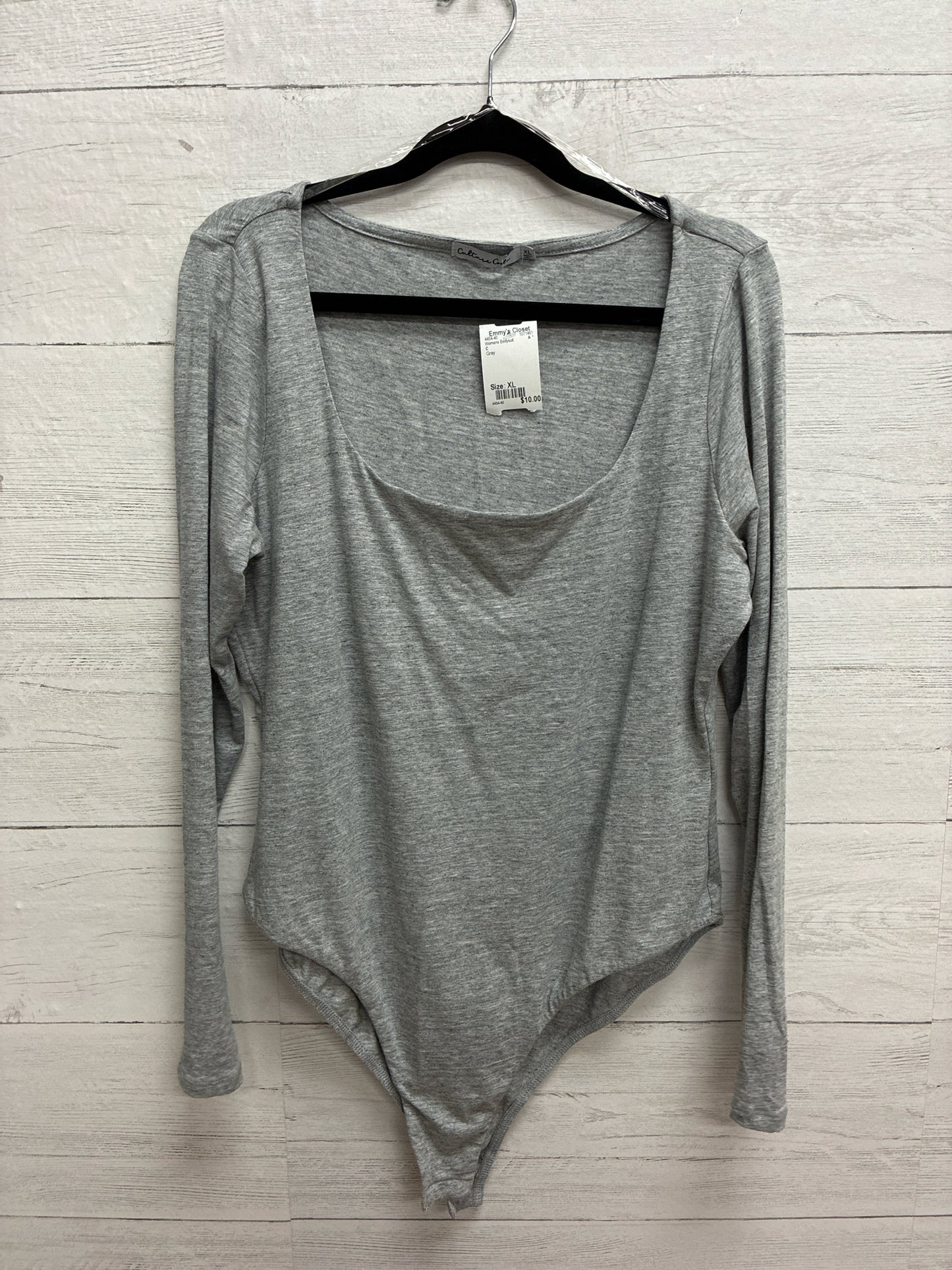Size XL C Gray Womens Bodysuit