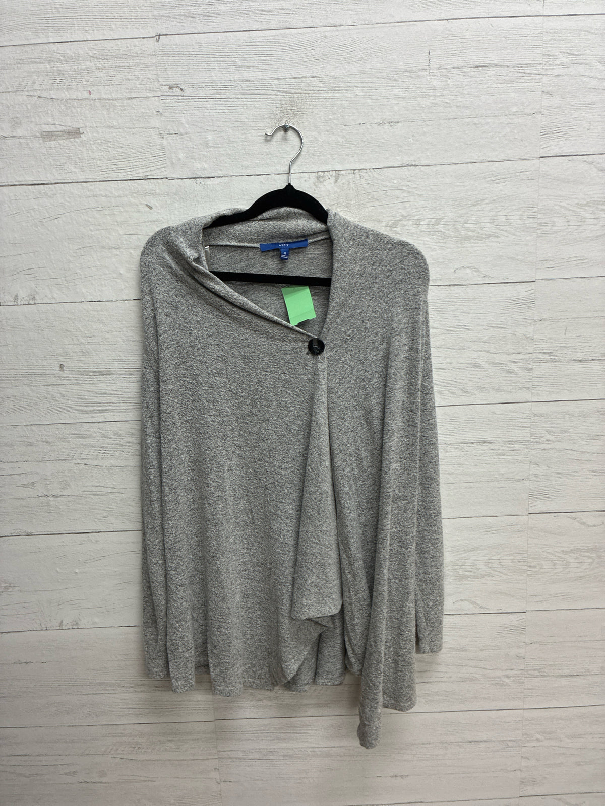 Size M apt 9 Grey Womens Cardigan