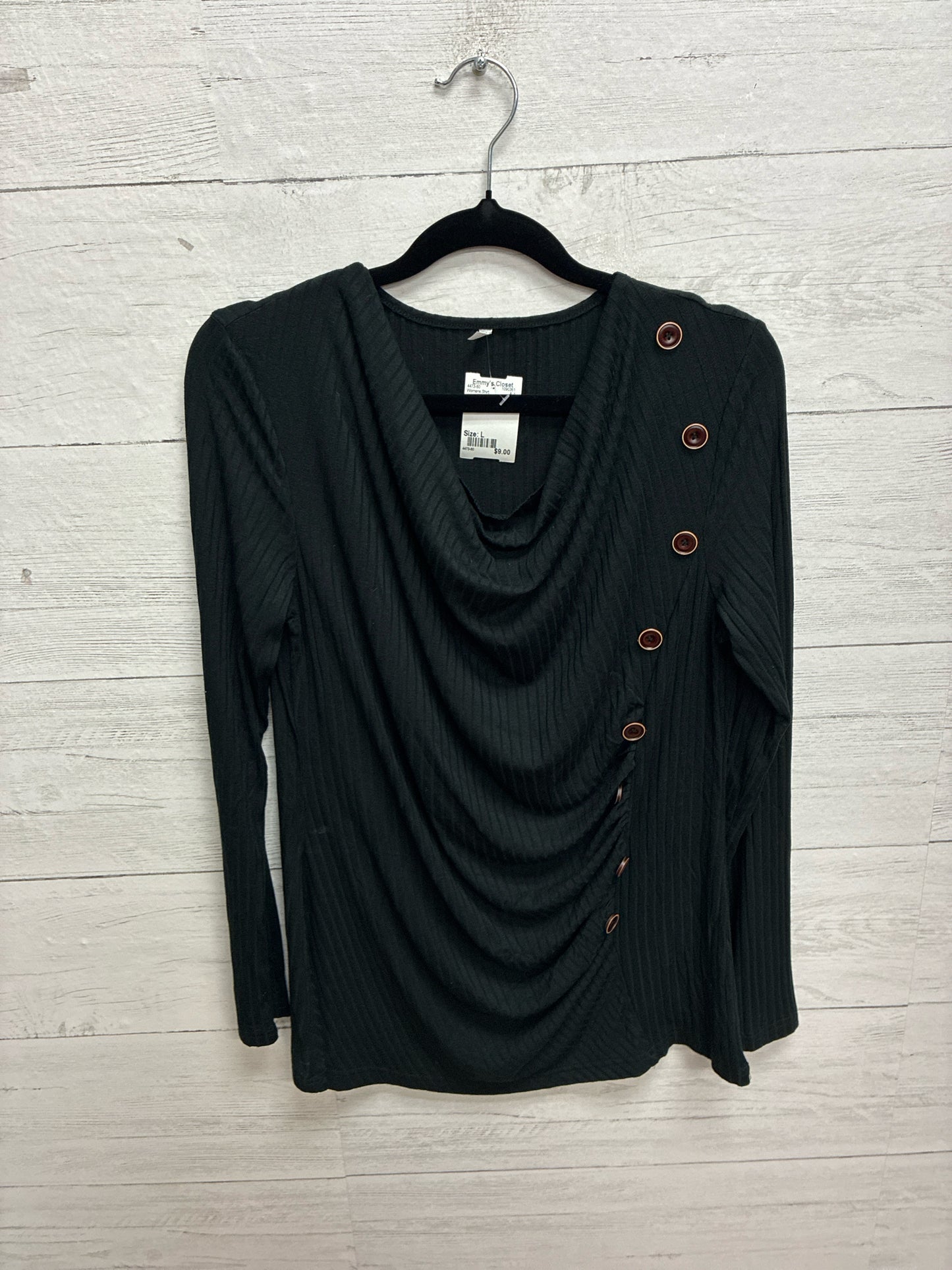Size L Black Womens Shirt