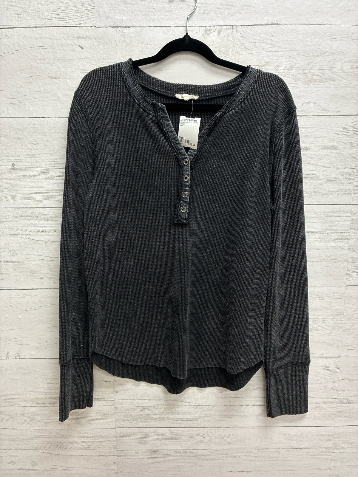 Size L La miel Black Womens Shirt