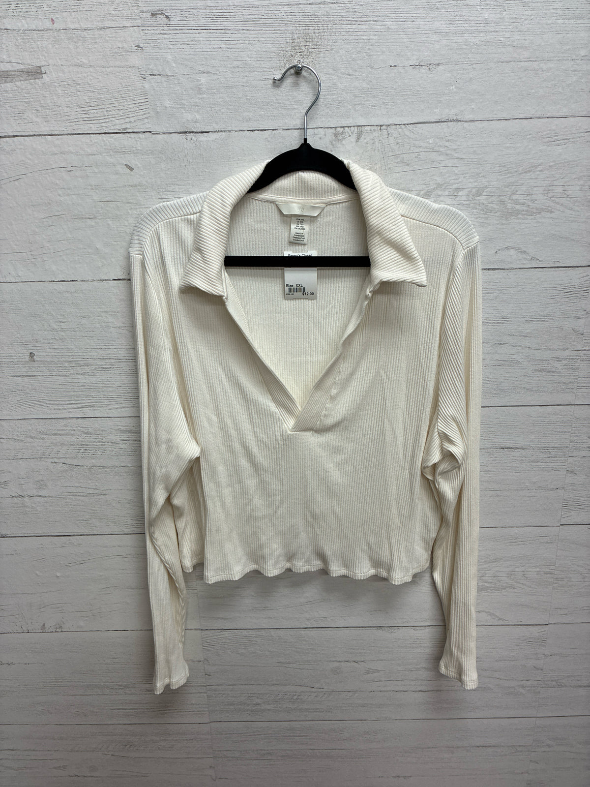 Size XXL H&M White Womens Shirt