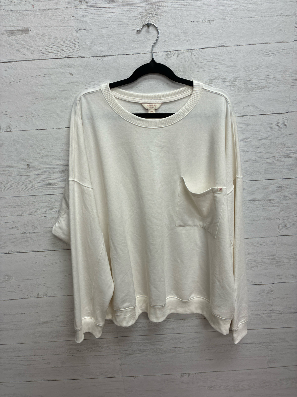 Size XXL state of day Cream Womens Sweatshirt