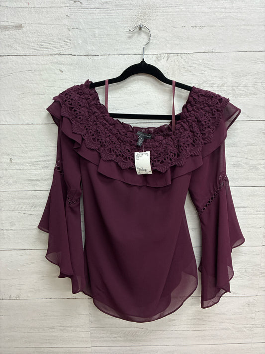Size S WHBM Purple Womens Shirt