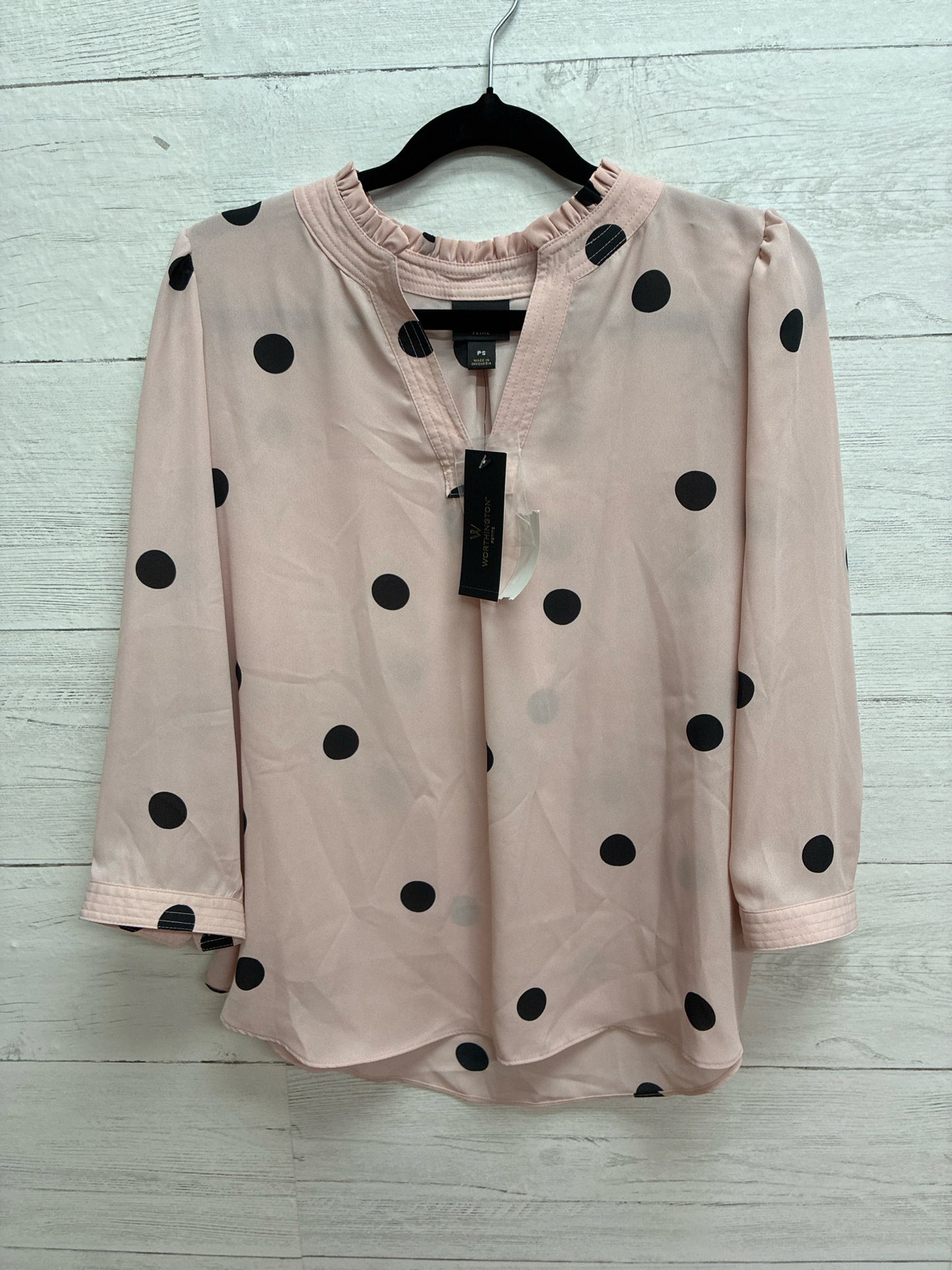 Size PS Worthington Blush Womens Shirt