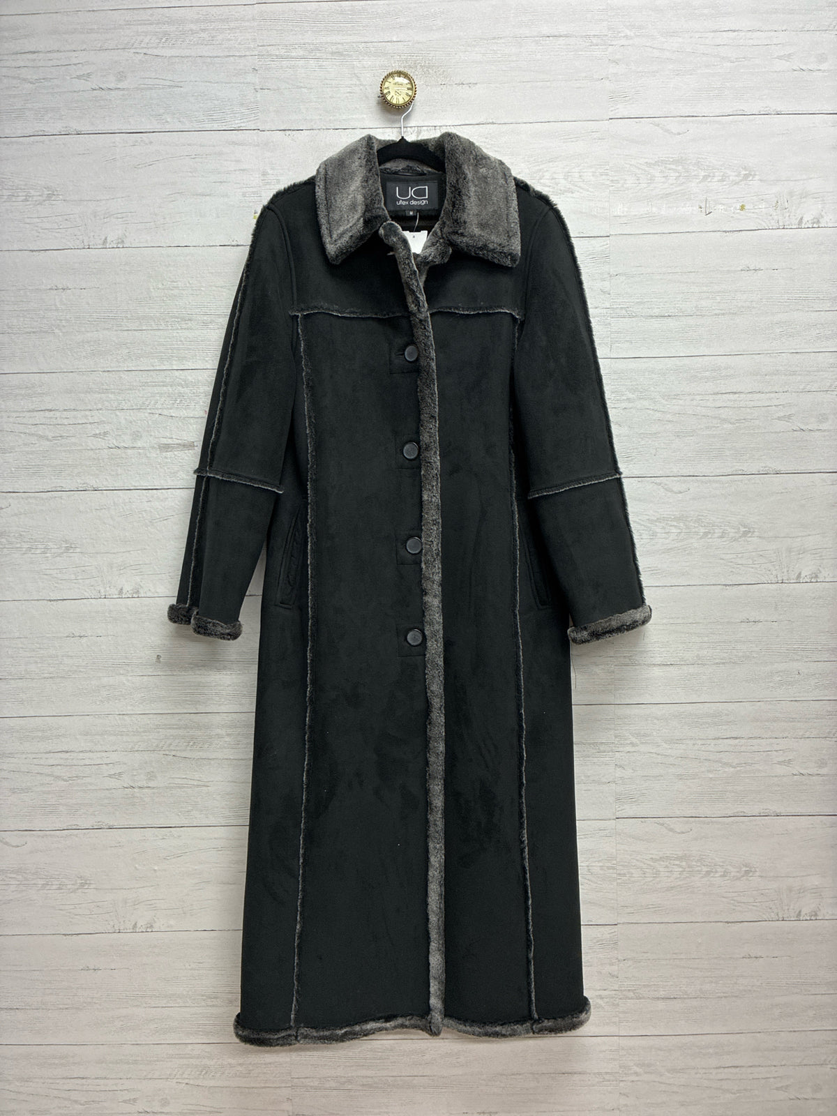 Size M Utex Black Womens Coat
