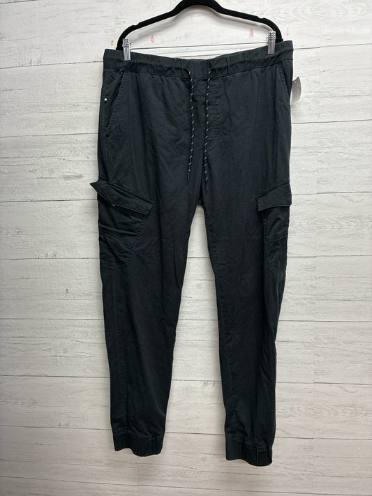 Size L Edgar+Ash Black Mens Dresspant