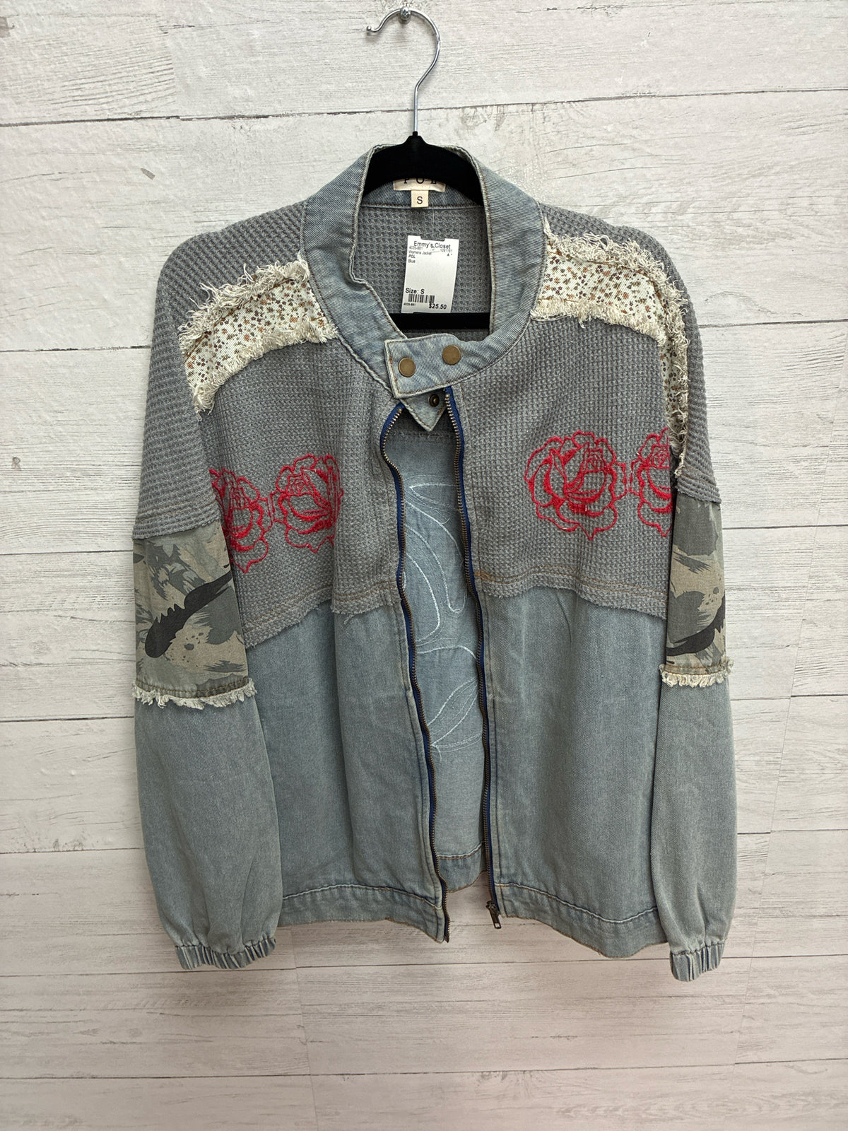 Size S POL Blue Womens Jacket