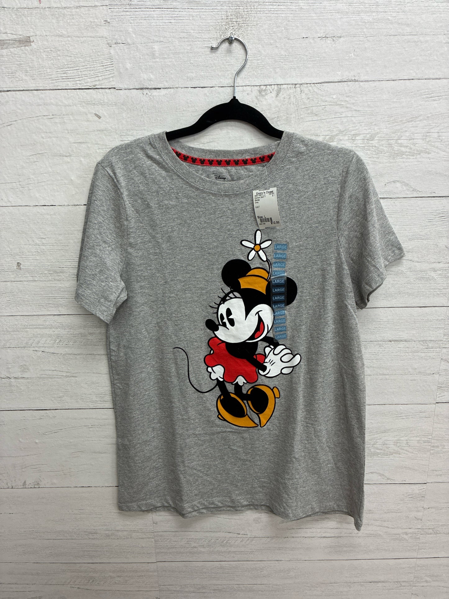 Size L Disney Grey Womens Shirt