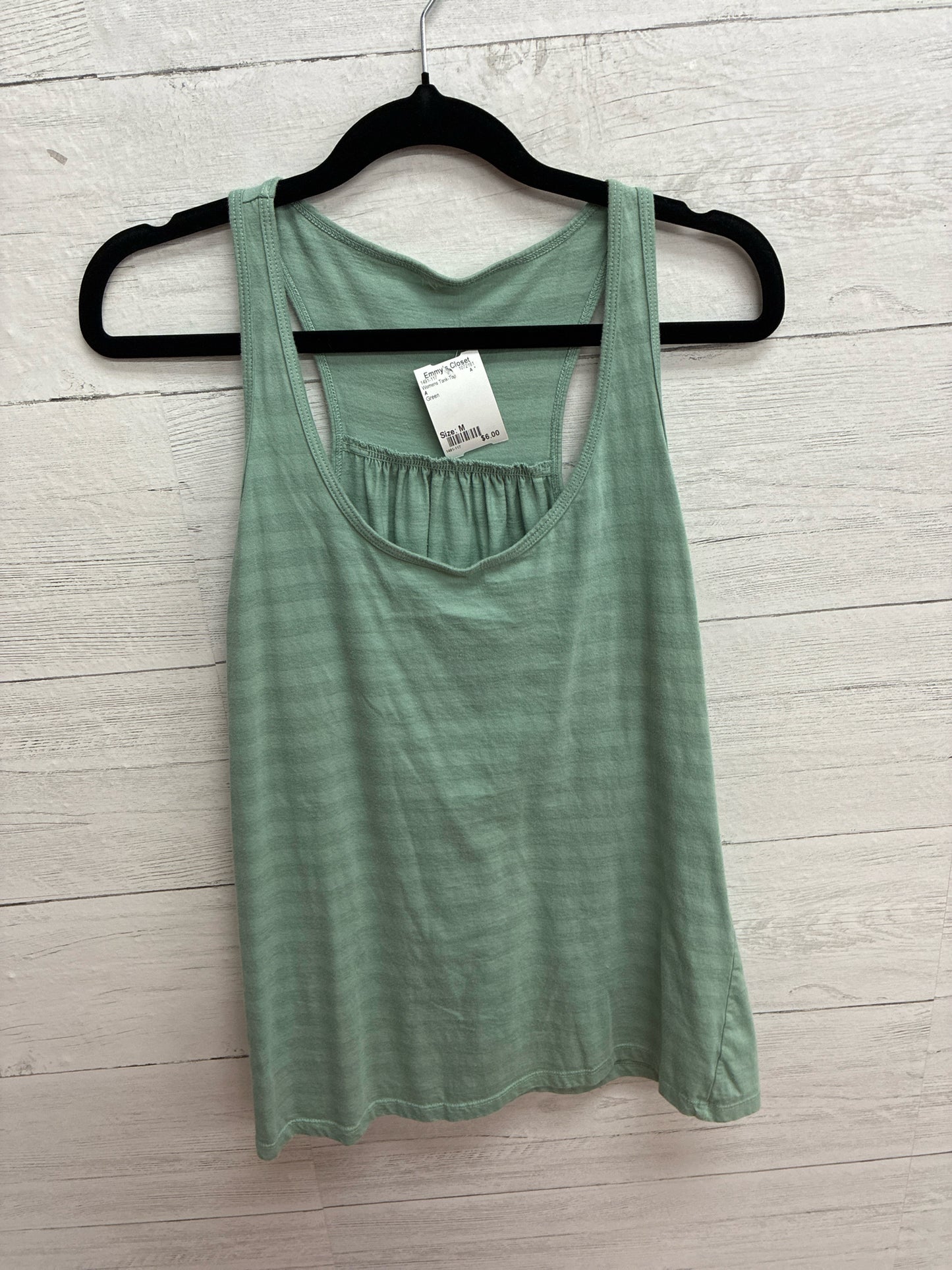 Size M A Green Womens Tank-Top