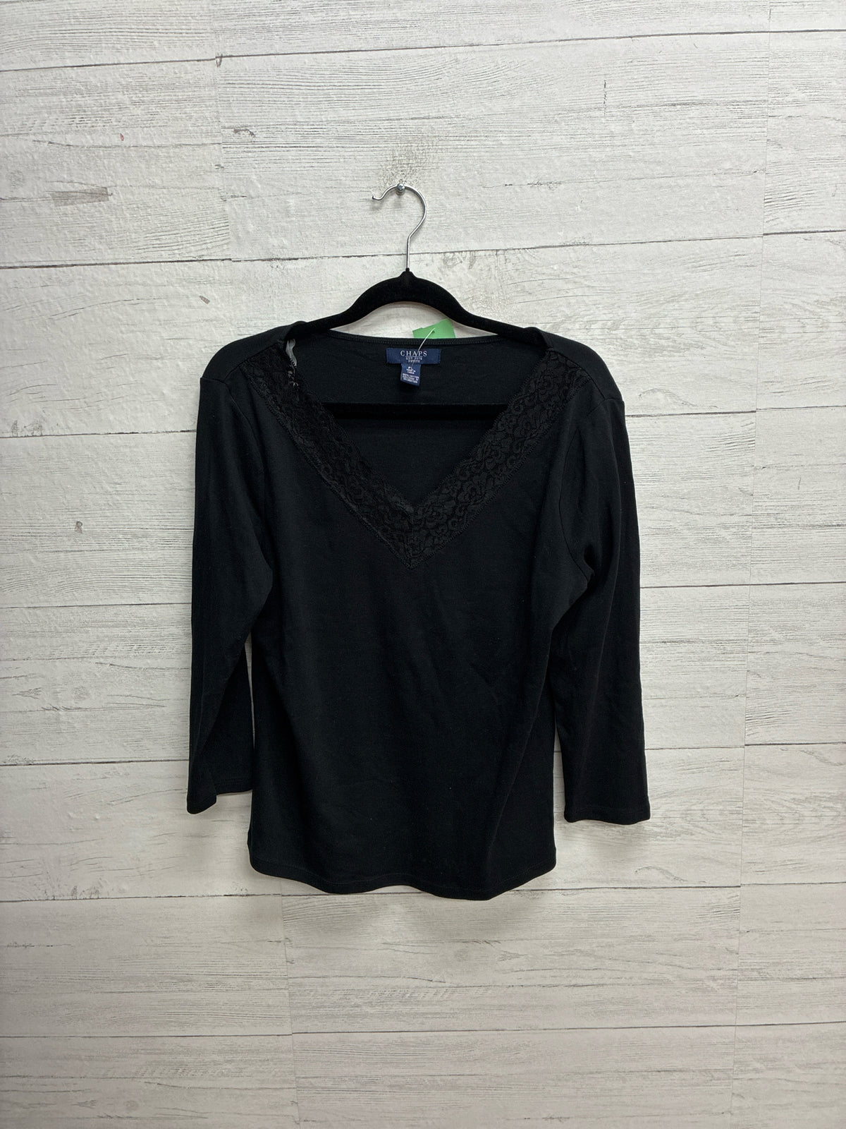 Size PL CHAPS Black Womens Shirt