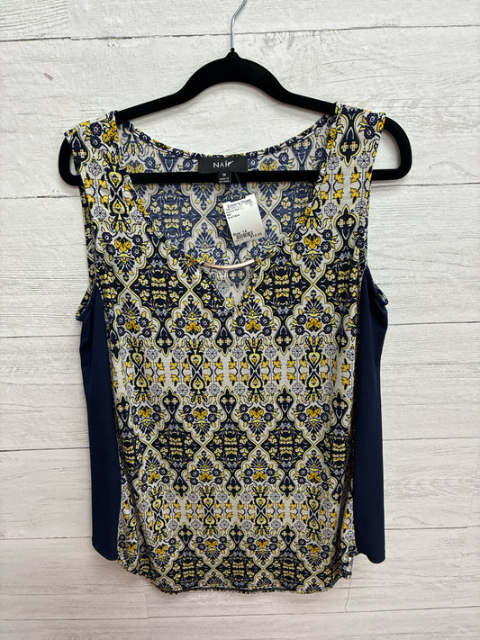Size 1X Naif Blue/Yellow Womens Shirt