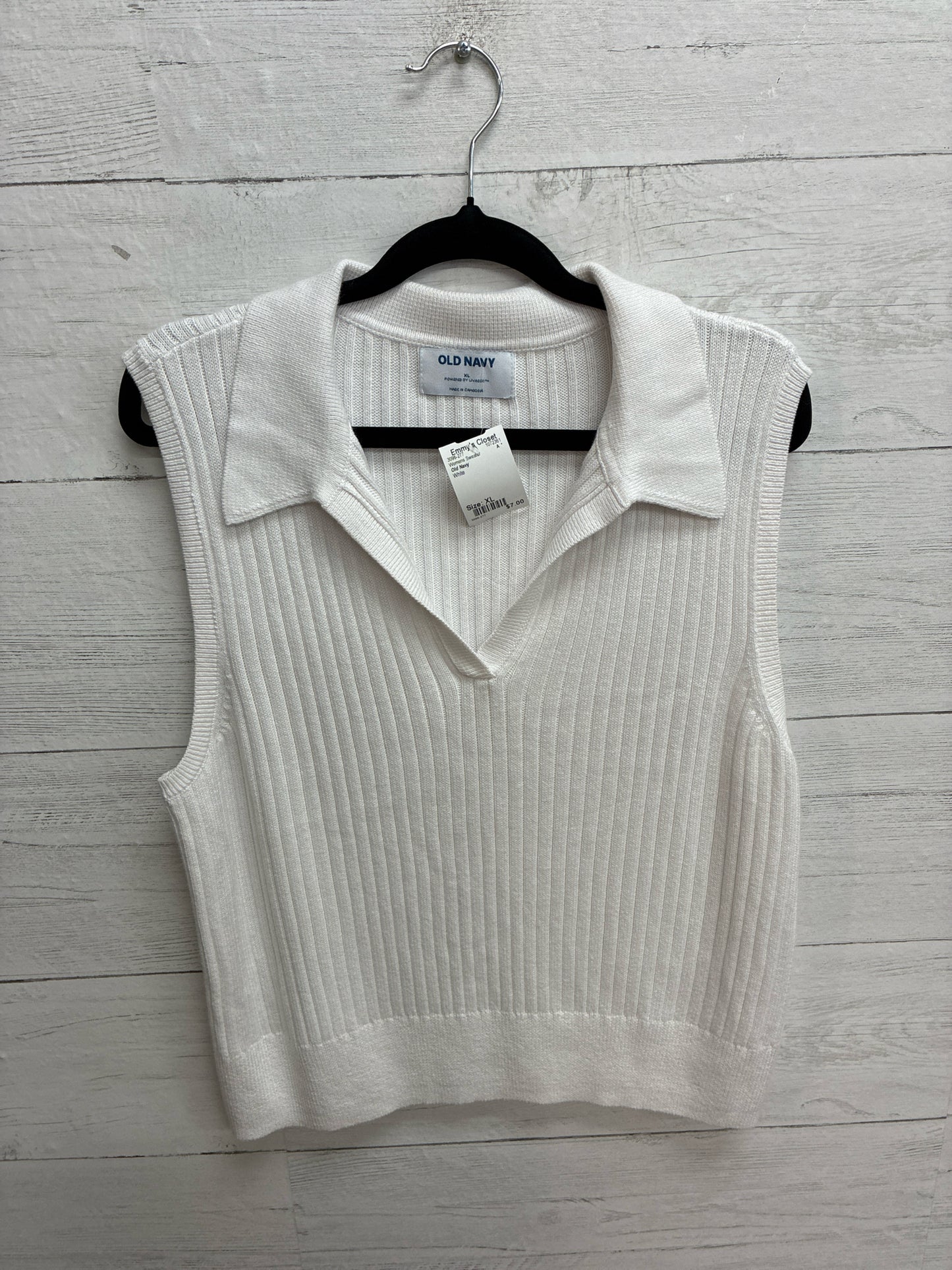 Size XL Old Navy White Womens Sweater