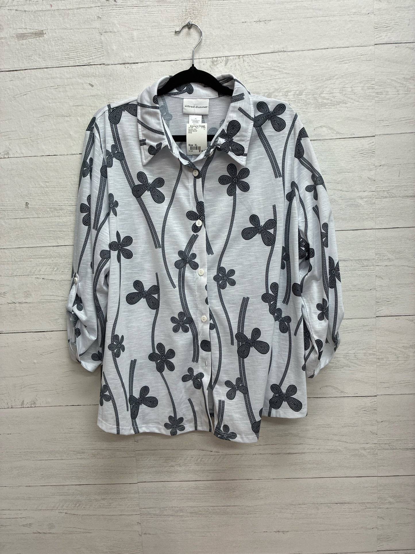 Size XL Alfred Dunner White Womens Shirt