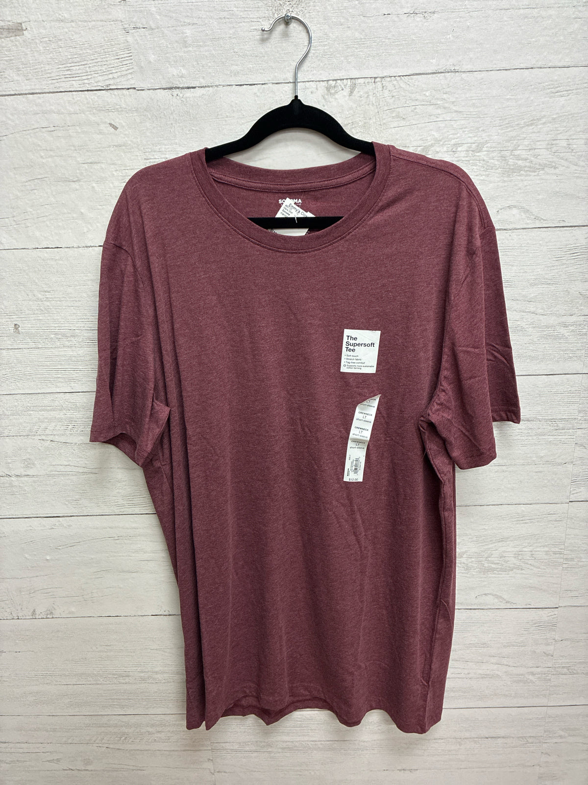 Size LT Sonoma maroon Mens Shirt