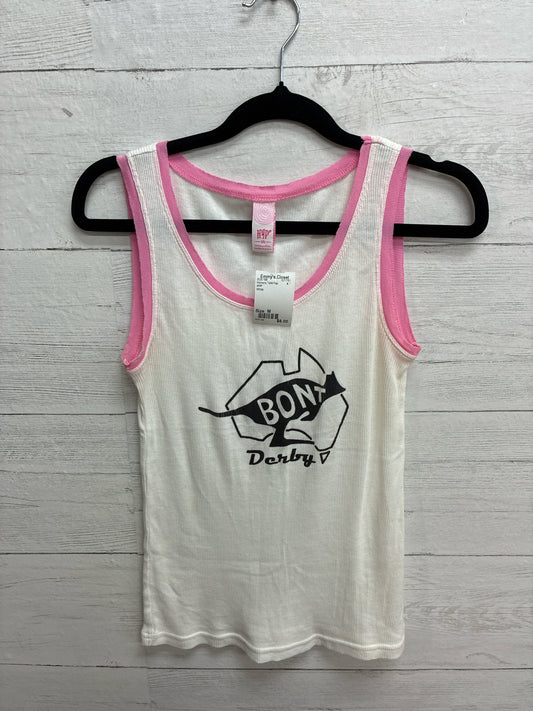 Size M HYP White Womens Tank-Top