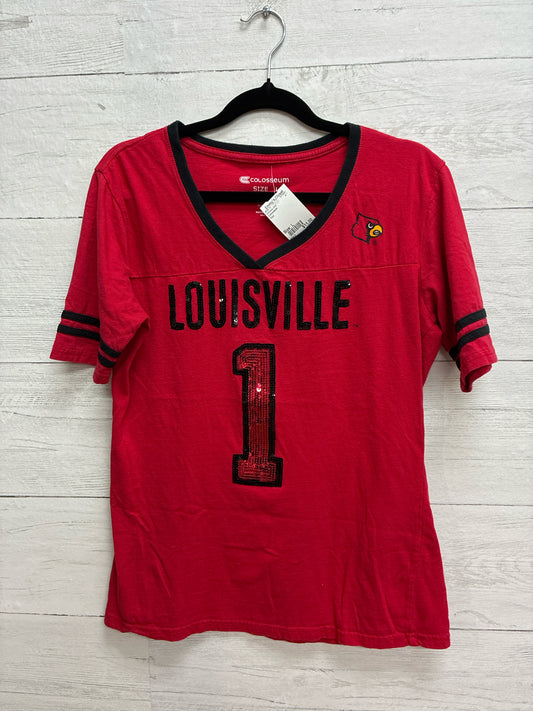 Size L Colosseum Red Womens Shirt