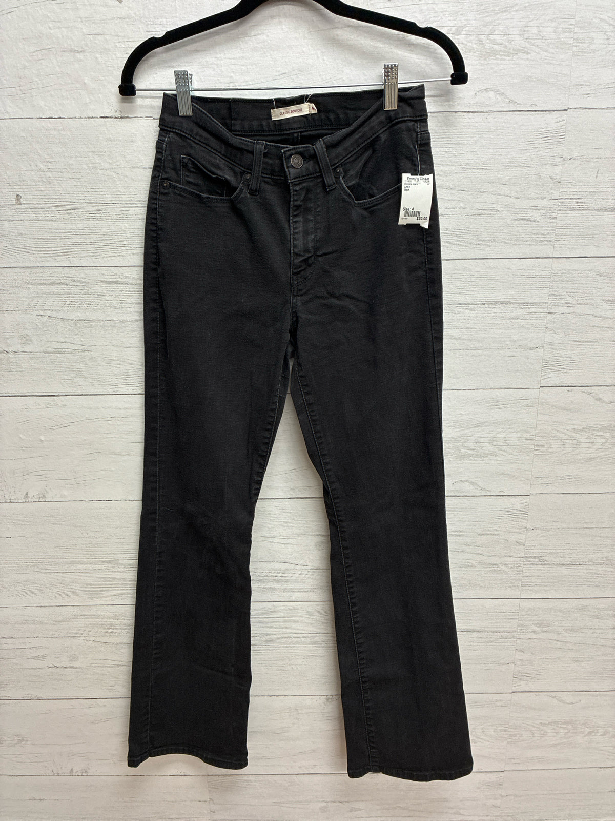 Size 4 Levi's Black Womens Jeans
