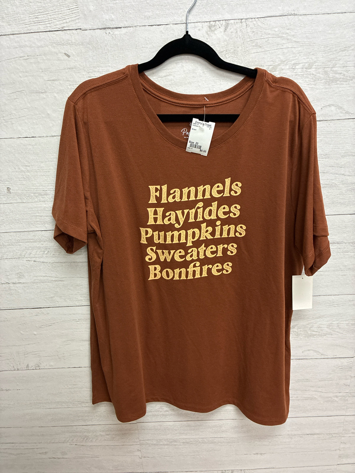 Size 20 Brown Womens Shirt