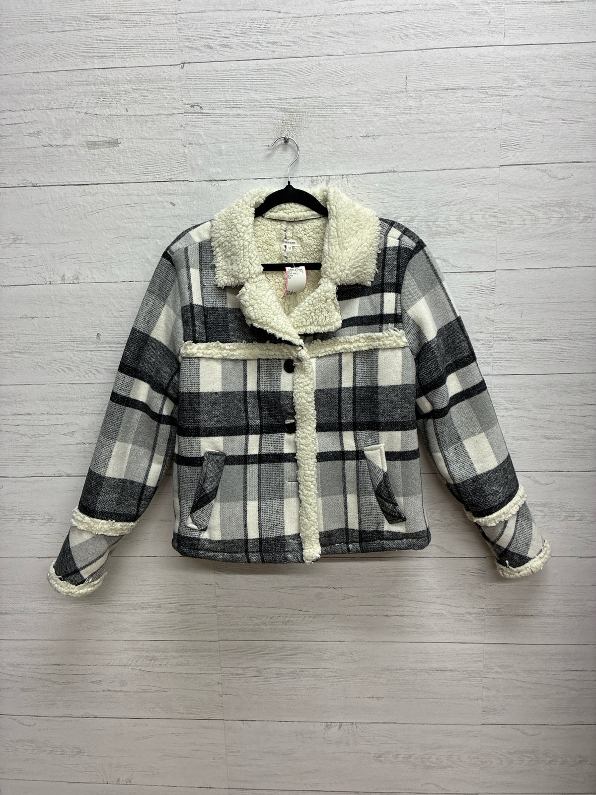Size L Maurices Plaid Womens Jacket