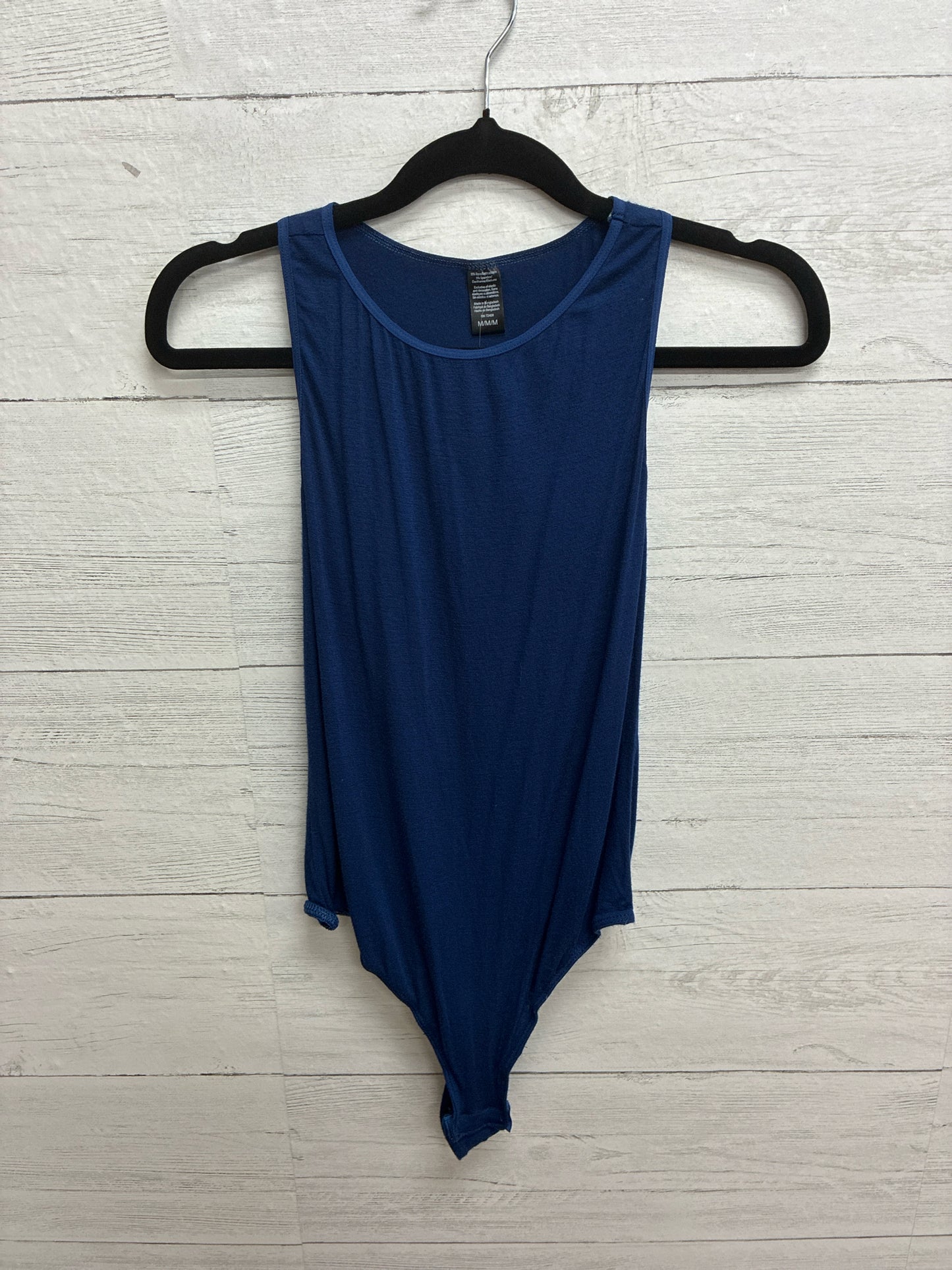 Size M Blue Womens Bodysuit