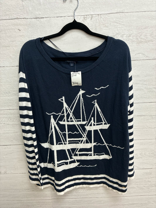 Size L Tommy Hilfiger Blue Womens Sweater