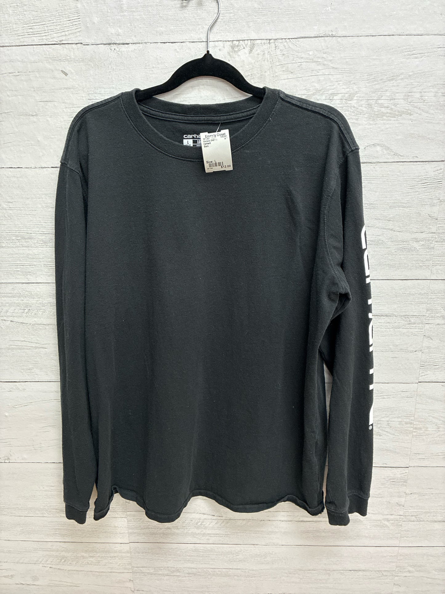 Size L Carhartt Black Womens Shirt