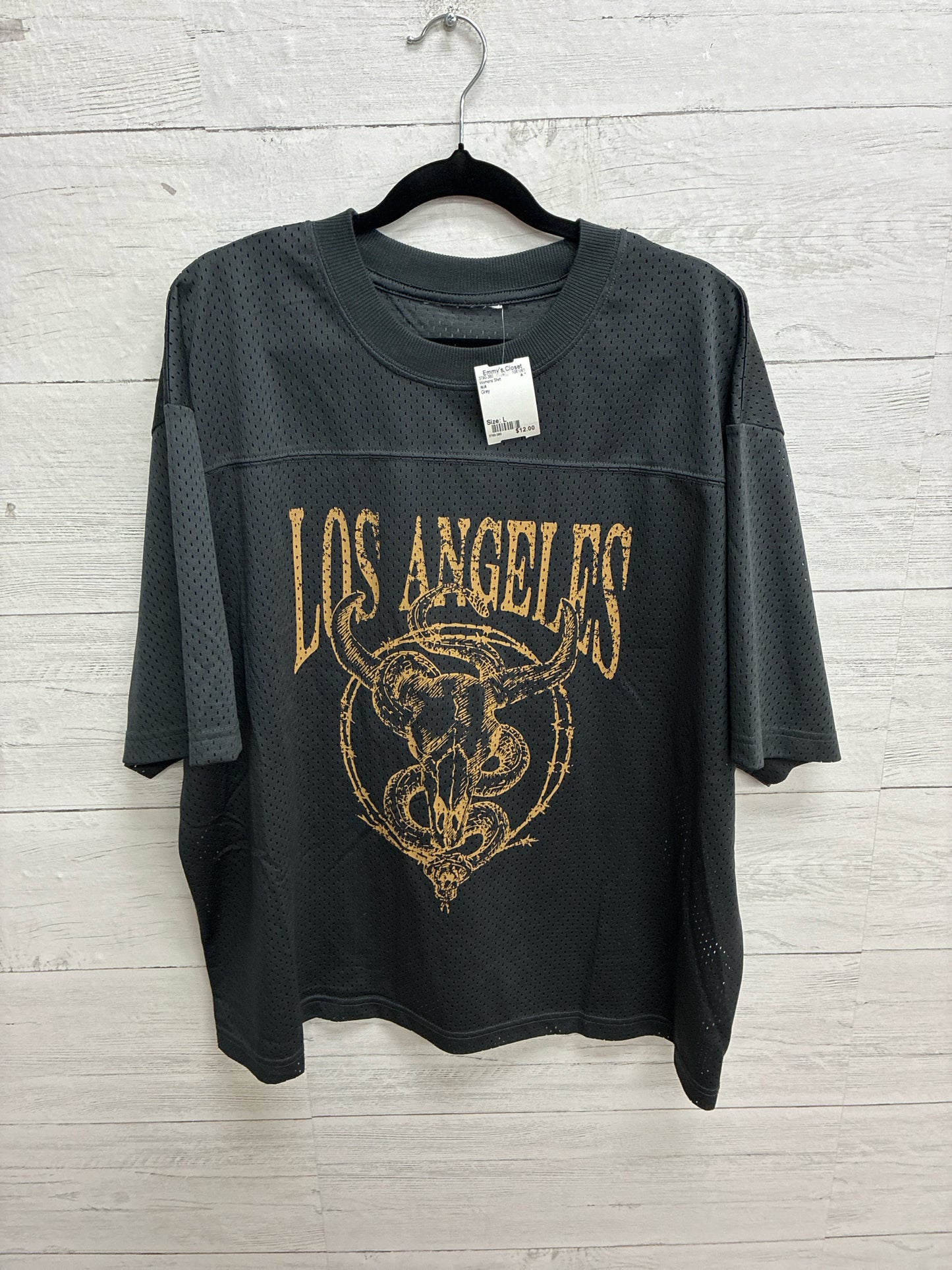Size L N/A Grey Womens Shirt