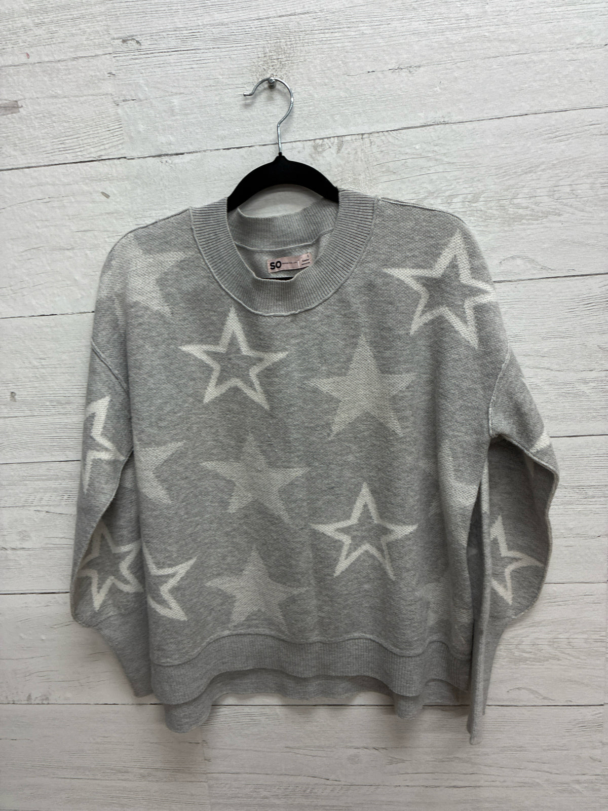 Size S SO Gray Womens Sweater