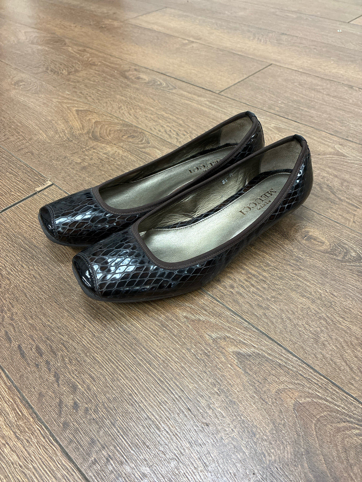 8.5 Sesto Meucci Brown Womens Shoe