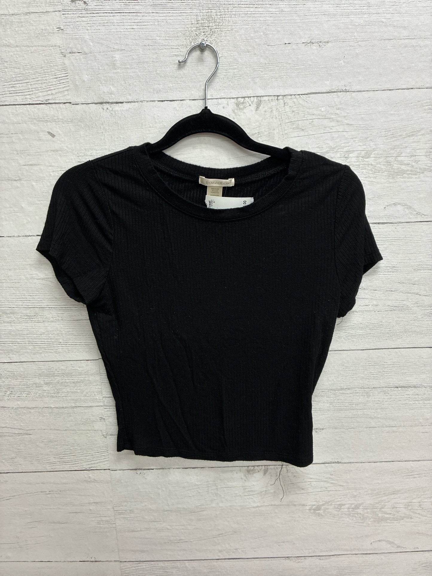 Size M Bozzolo Black Womens Shirt