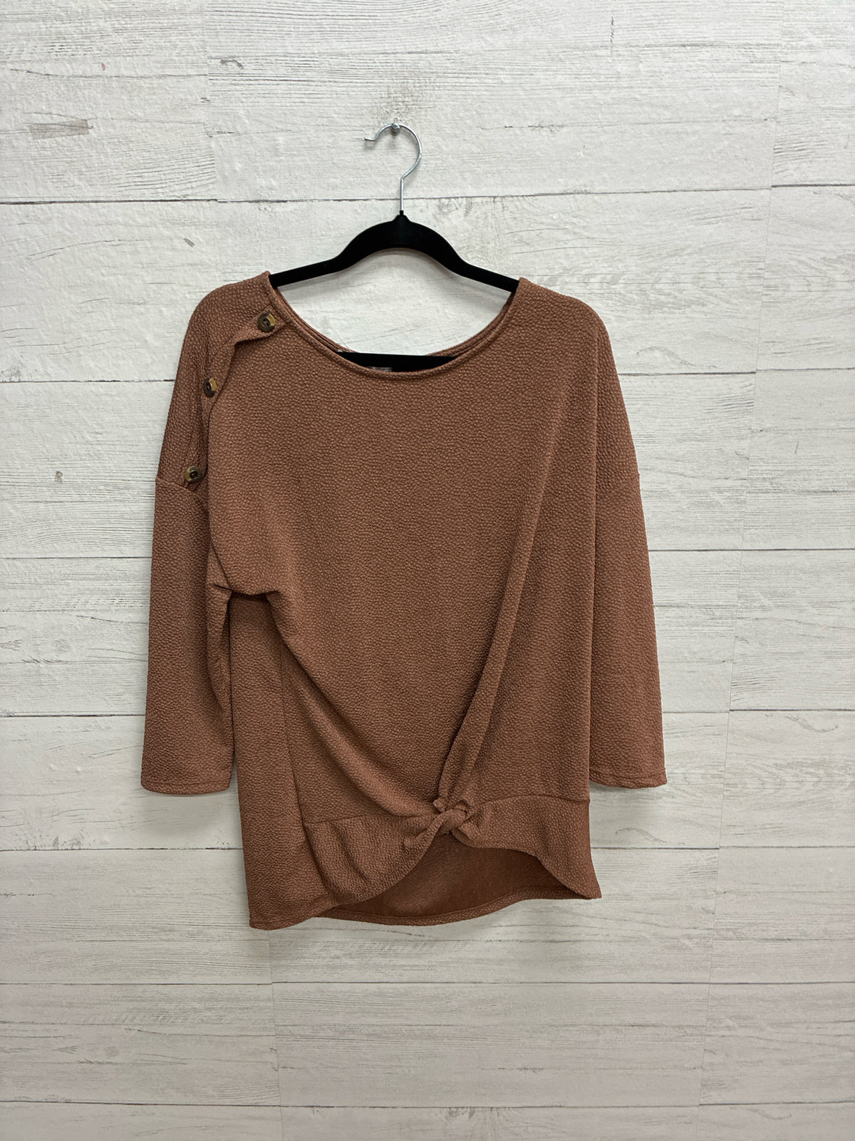 Size L Hanger 55 Brown Womens Shirt