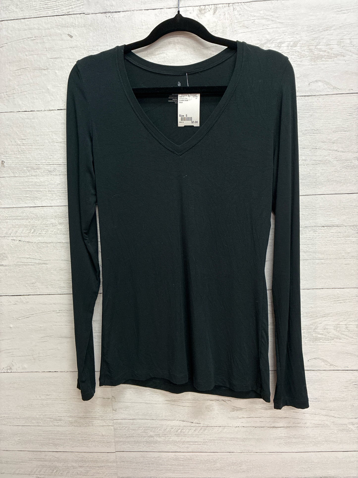 Size S Cuddle Duds Black Womens Shirt