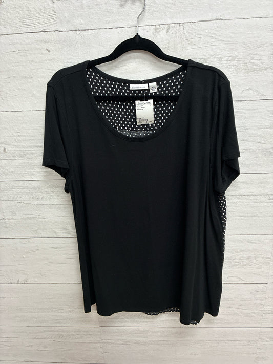 Size XL Croft & Barrow Black/White Womens Shirt