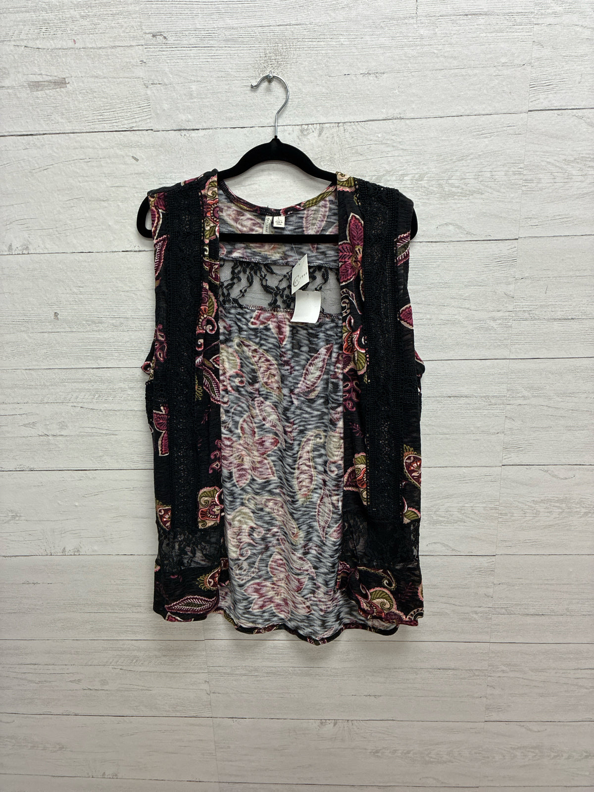 Size L Cato Black Duster