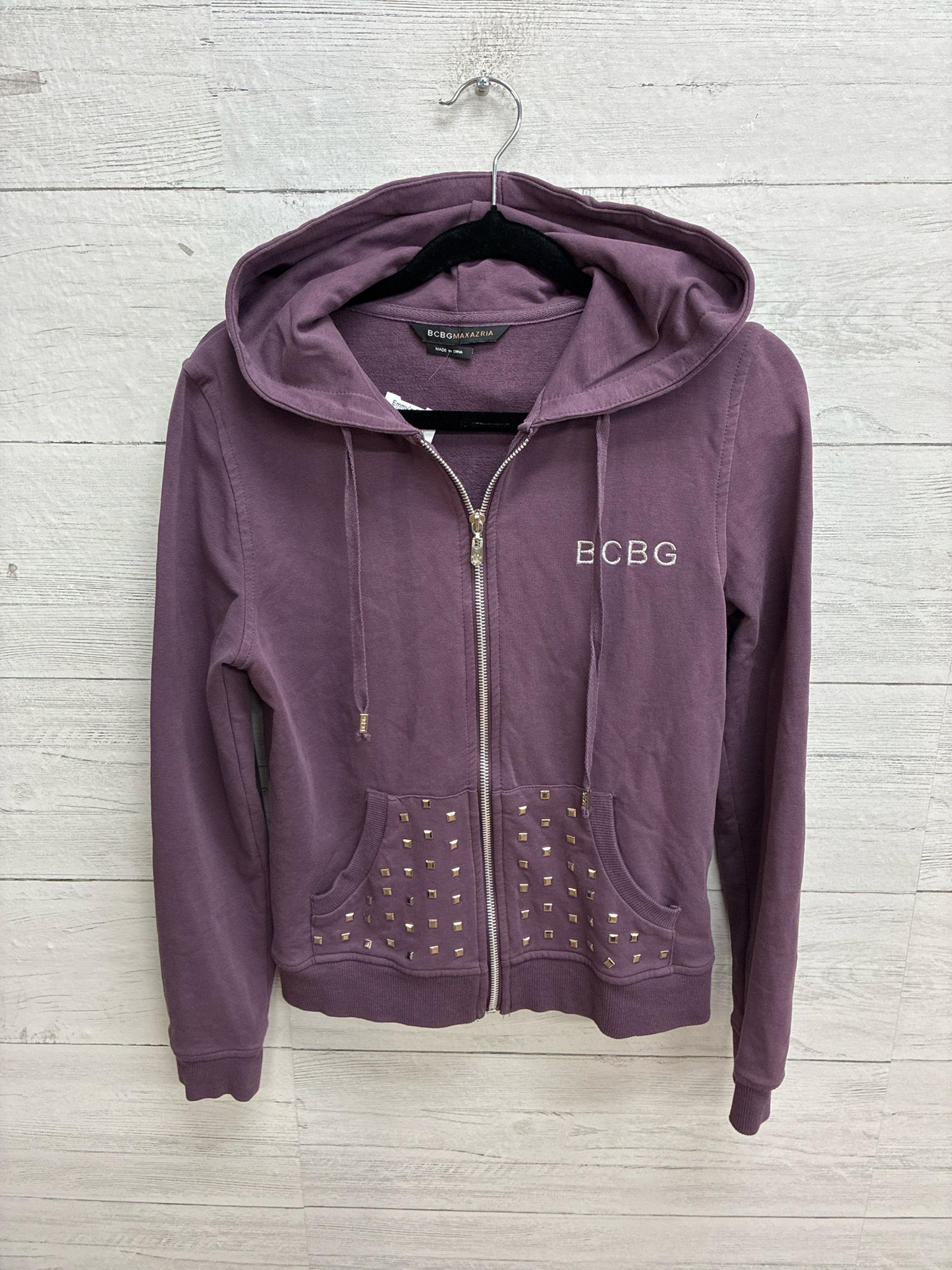 Size S BCBG MaxAzria Purple Womens Sweatshirt