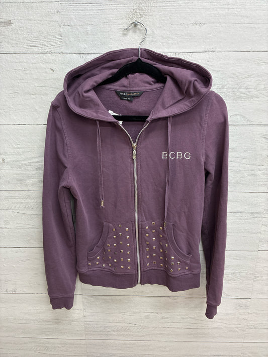 Size S BCBG MaxAzria Purple Womens Sweatshirt
