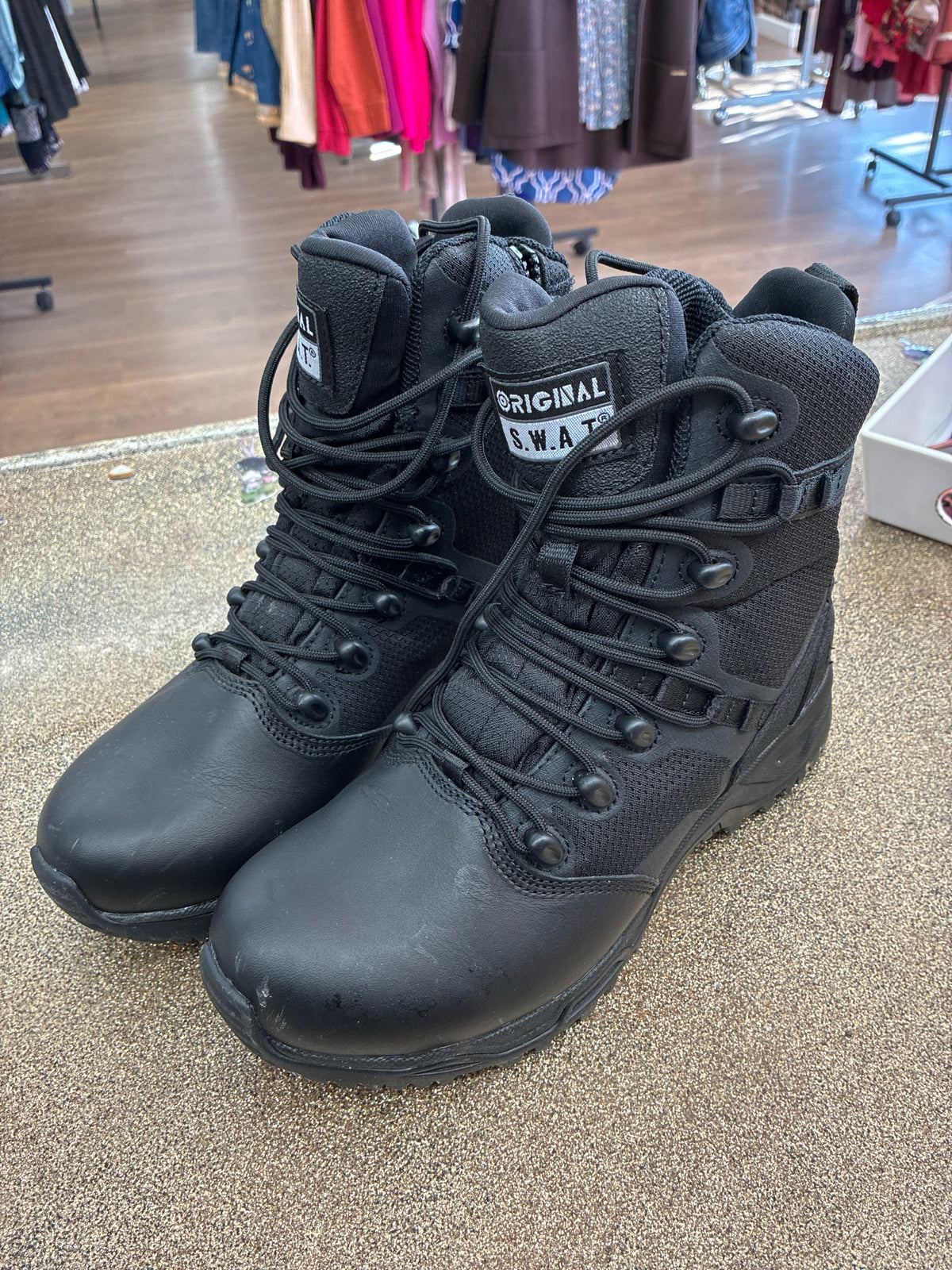 7 Original SWAT Black Mens Boot