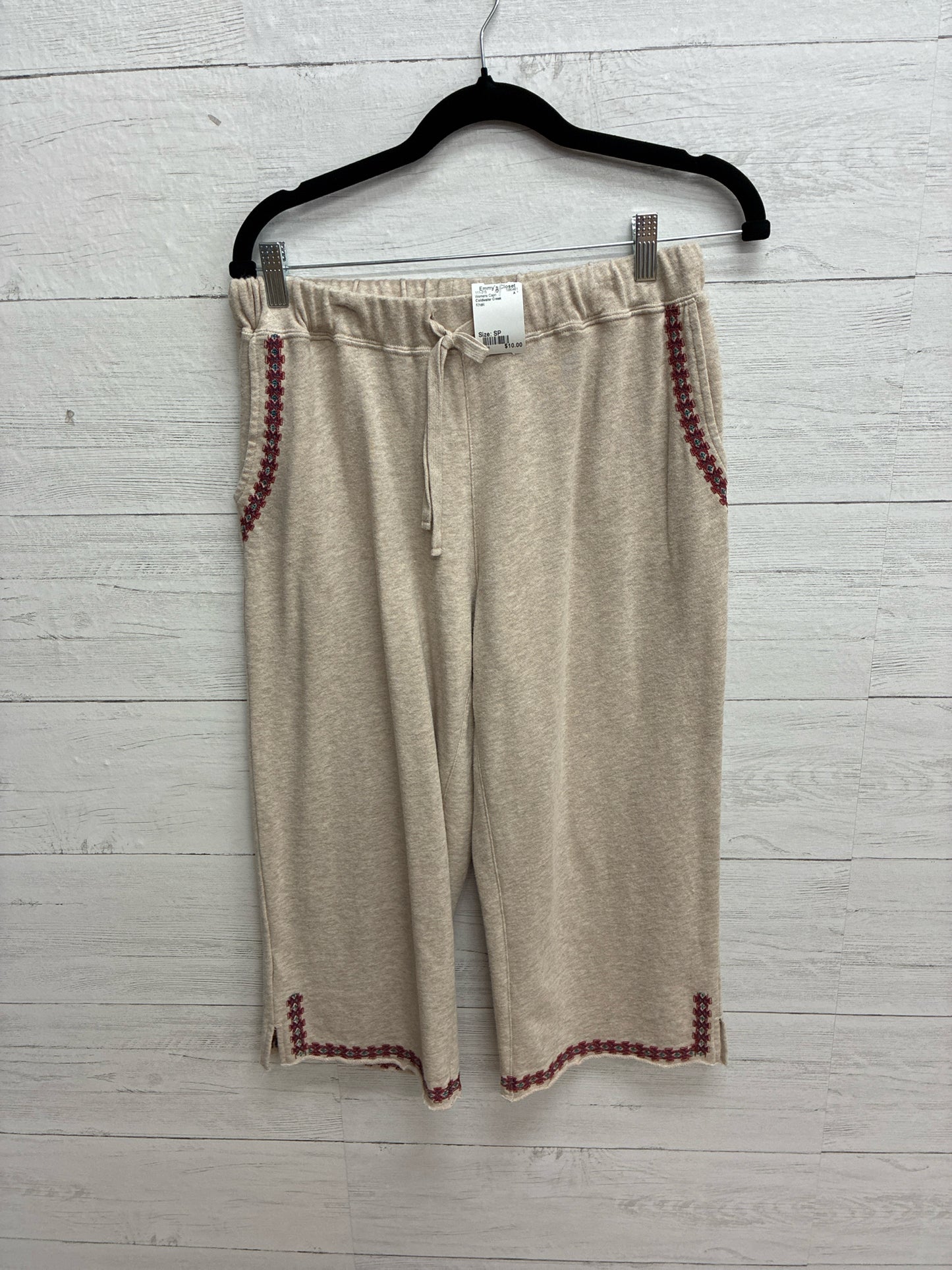 Size SP Coldwater Creek Khaki Womens Capri