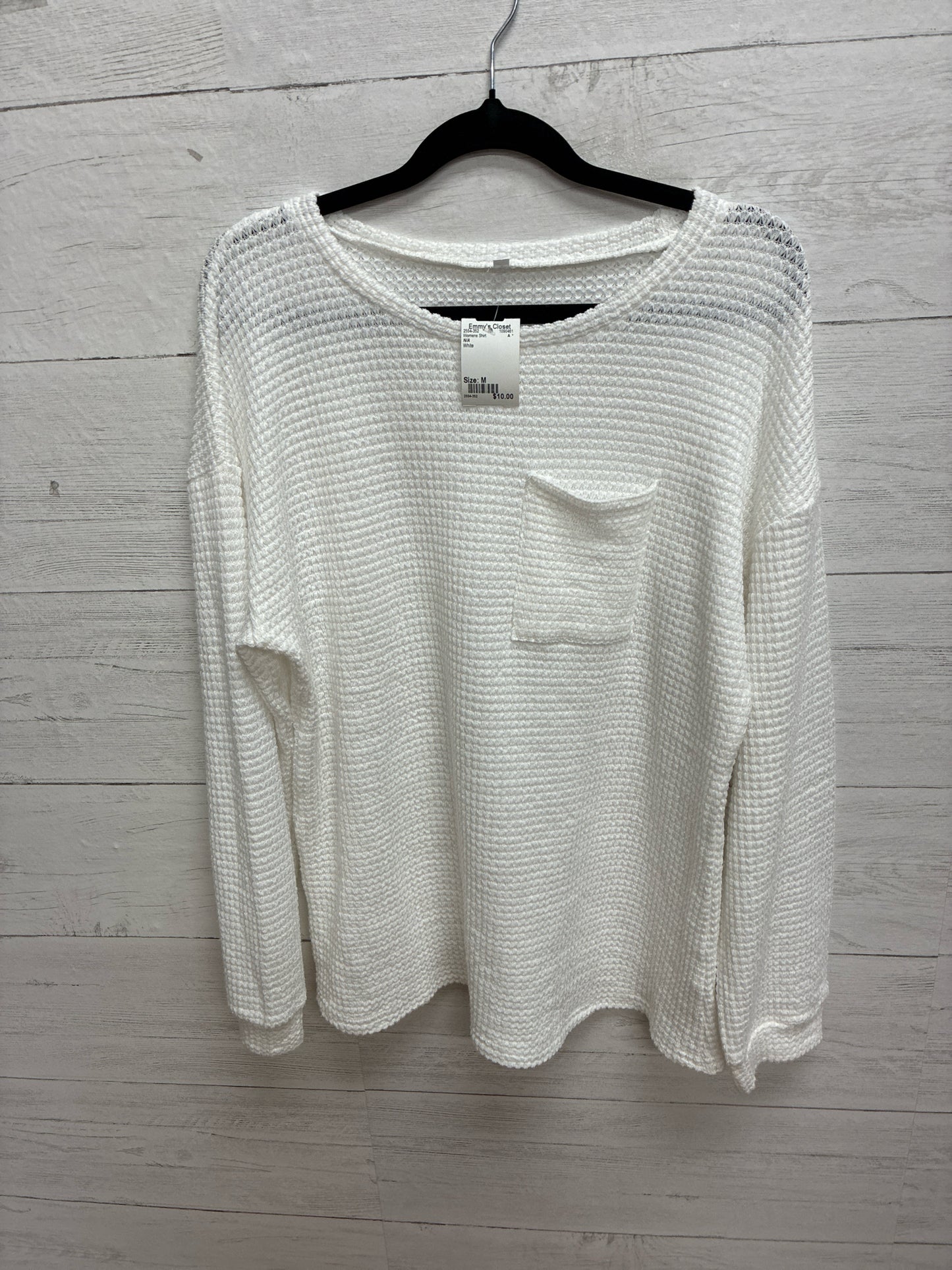 Size M N/A White Womens Shirt