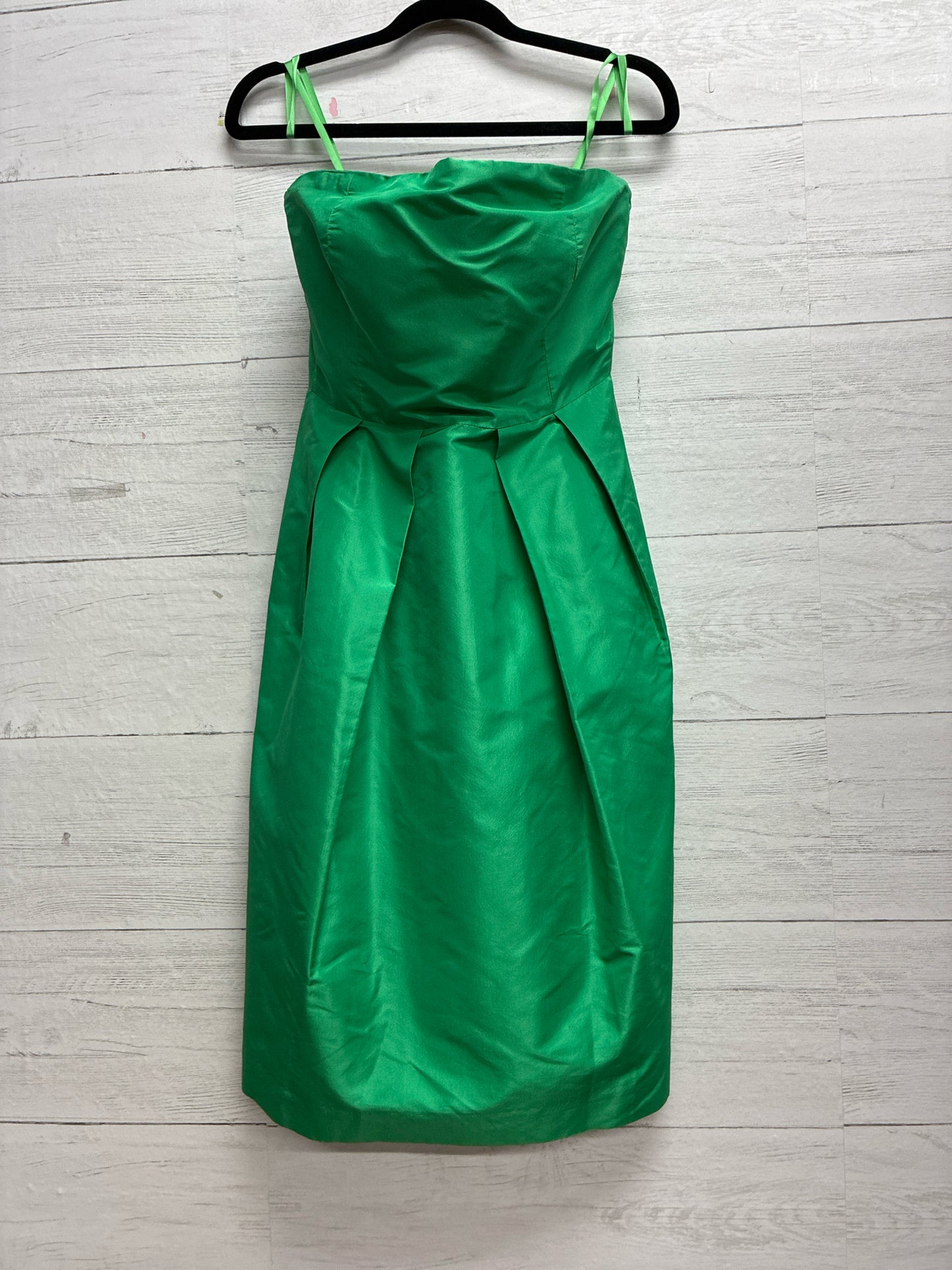 Size 4 J Crew Green Dress/Evening Wear