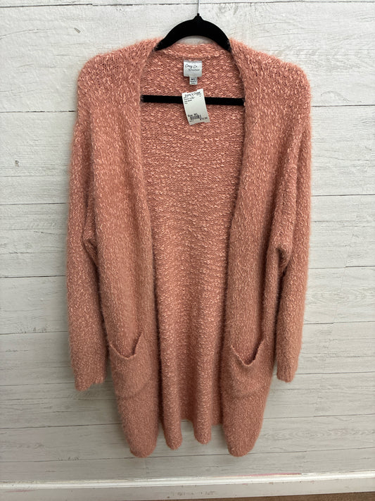 Size M/L cozy casual Pink Womens Cardigan