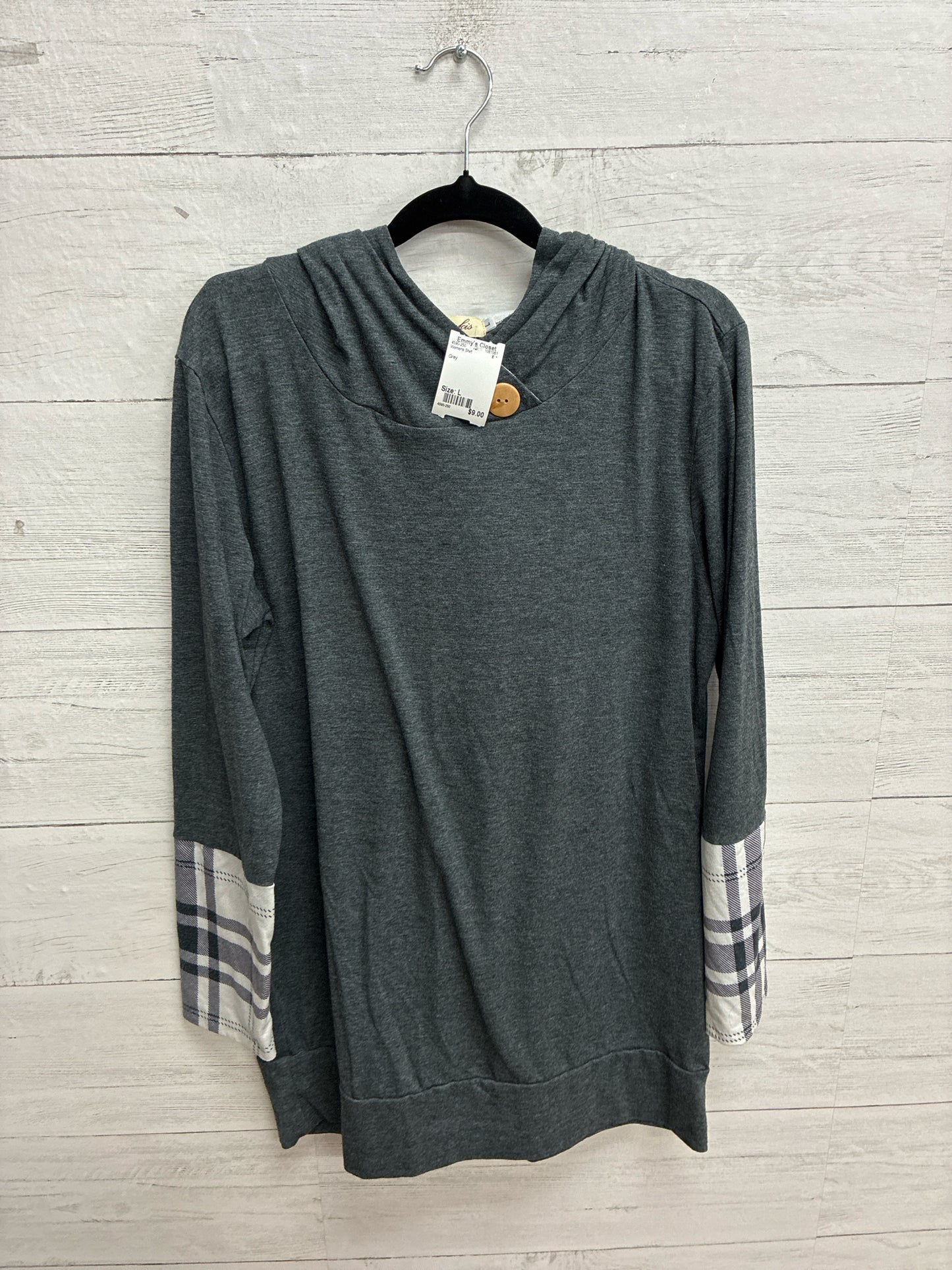 Size L Grey Womens Shirt