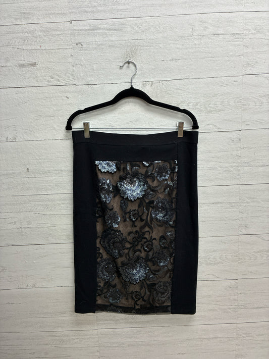 Size M BCBG Black Skirt