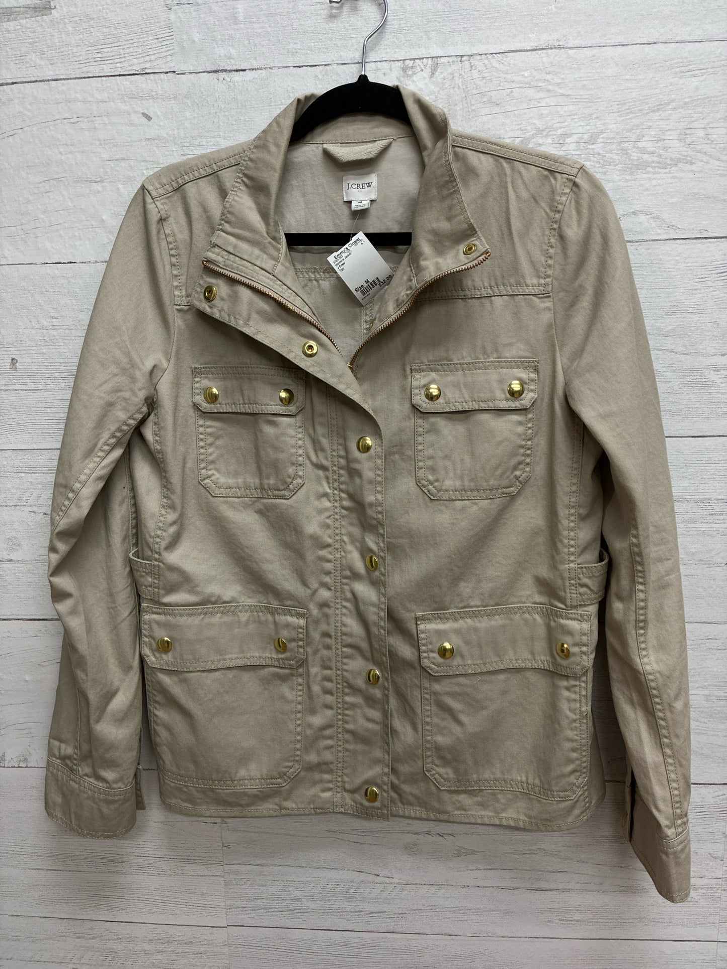 Size M J Crew Tan Womens Jacket