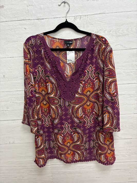 Size XL East 5th Purple Womens Shirt
