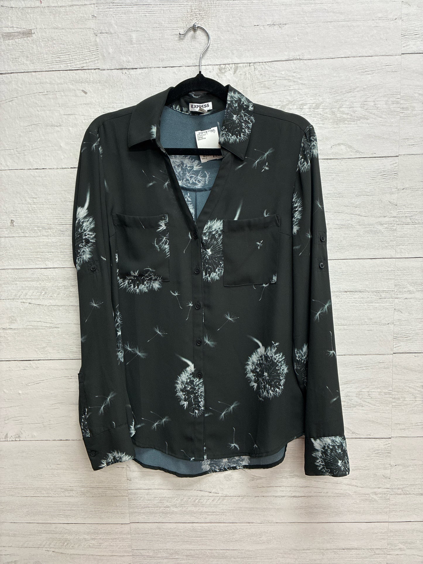 Size S Express Black/White Womens Shirt