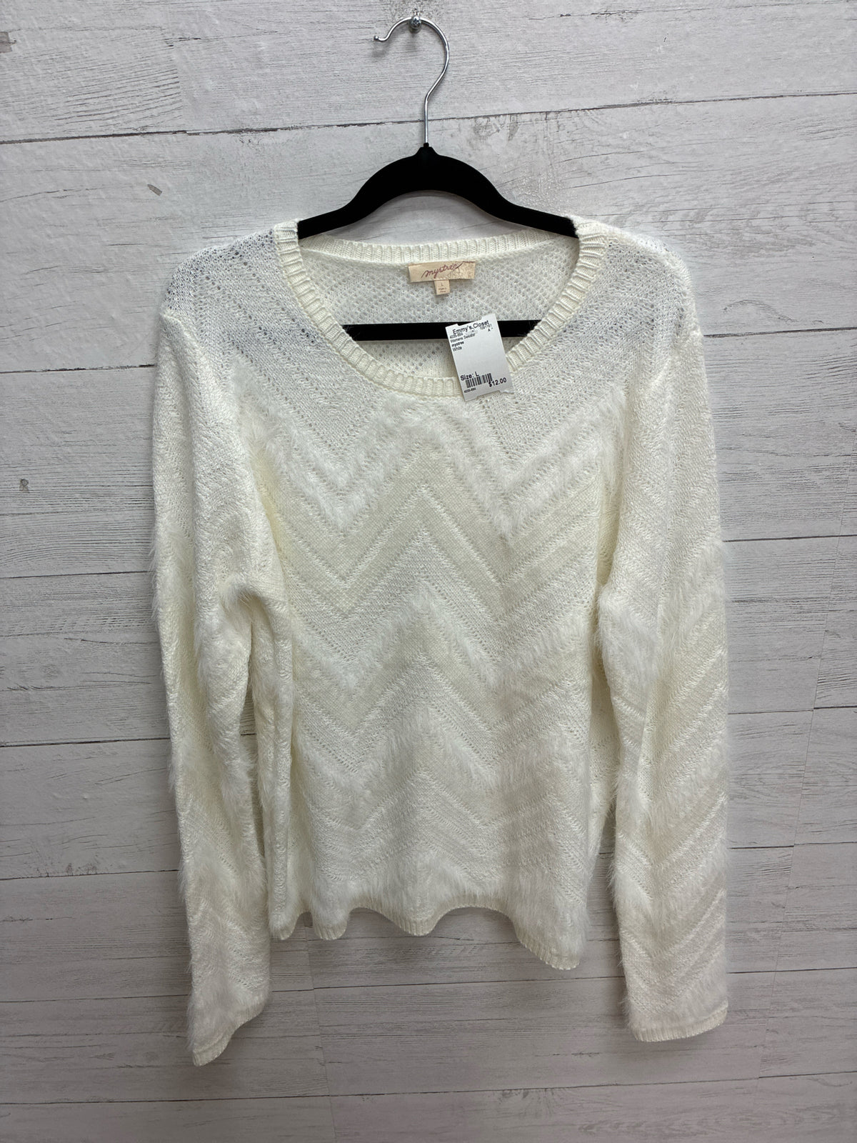 Size L mystree White Womens Sweater