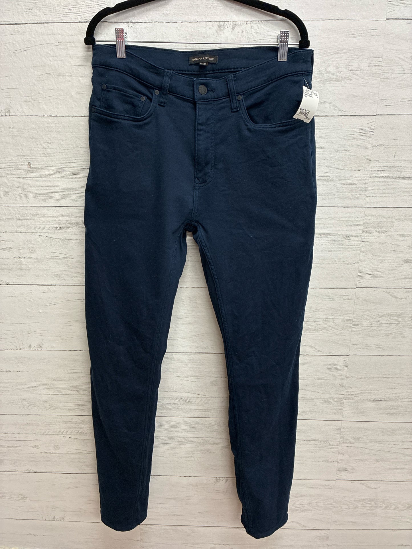Size 32/32 Banana Republic Navy Mens Dresspant