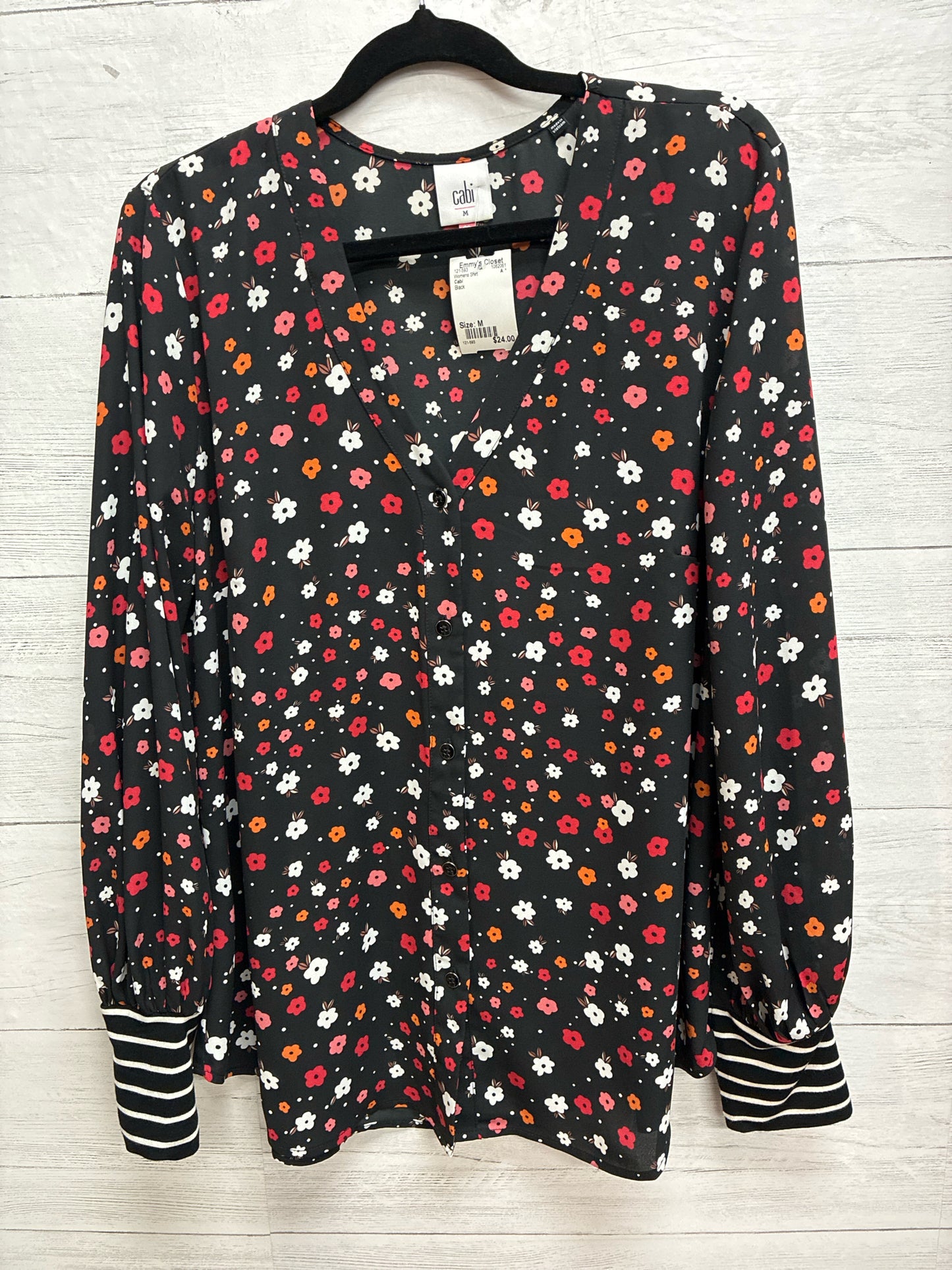 Size M Cabi Black Womens Shirt