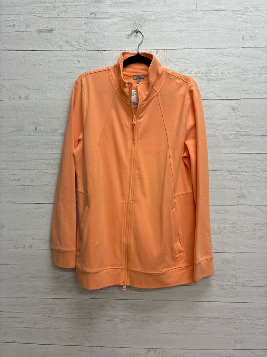 Size L T by Talbots Peach SHIRT/JACKET